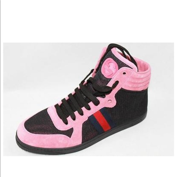 mens pink gucci sneakers